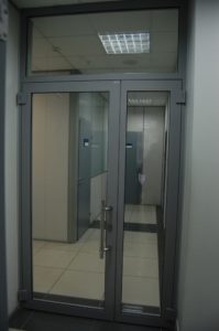 Алюминиевая дверь 1300×2000 мм. GFTD15205