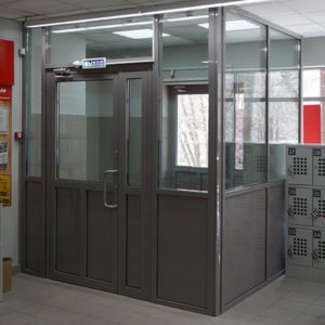 Алюминиевая дверь 1400×2200 мм. GFTD42205