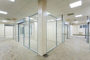 Торговая алюминиевая перегородка GFTD633